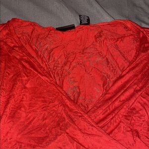 Womens cross in the front see through crop top